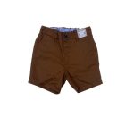 Brown short with a black button (12-18 Months)