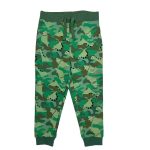 Green camouflage jogger with animal designs (18-24 Months)