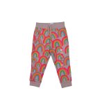 Pink joggers with rainbow designs (12-18 Months)