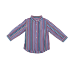 Pink stripe long sleeve shirt (12-18 Months)