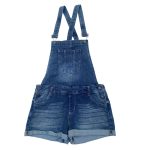 Denim dungarees with pockets