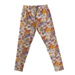 Multicolor leggings with flower designs (6-7 Years)