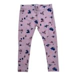 Peach color leggings with flower designs (2-3 Years)