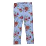 White leggings with flower designs (3-4 Years)