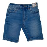 Blue short jean with pocket and button (5-6 Years)