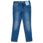 Denim (Jean) with pocket and unicorn designs (4-5 Years)