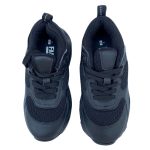 Black shoe with designs and black lace (Fabric)