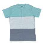 Multicolor stripe short sleeve top (Next)