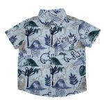 Multicolor Shirt with dinosaur and tree designs (18-24 Months)