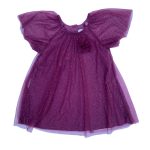 Next baby girl berry pink sparkle tulle party dress