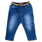 Blue jean trouser with elastic waist band (9-12 Months)