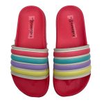 FLIP FLOP (multicolor flip flop with pink sole )