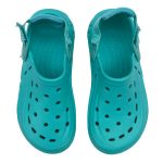CLOG (turquoise blue clog with hole designs)