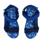 SANDAL (blue camouflage sandal with double strap)