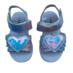 Multicolor sandal with a light up love design