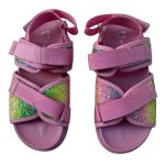 Multicolor tripple clip sandals