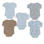 5 Pack of multicolor plain and design pin down