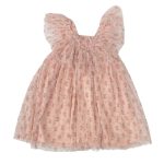 Sleeveless peach dress (8-9 years)