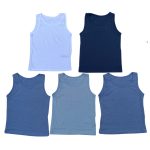Pack of multicolor plain vest (Vest)