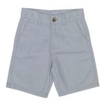 Smoke white short with button