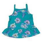 Summer Blue Flower Girl Princess Dress