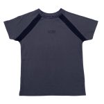Charcoal stripe shoulder future T-shirt