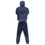 Navy camouflage zip hoodie and Joggers set