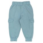 Turquoise blue cargo joggers