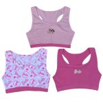 Barbie Pink Crop Tops 3 Pack
