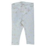 Heart printed straight leg leggings