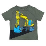 Baby Boys' Construction Vehicle Short Sleeve T shirt