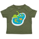 Baby Boys Dinos Short Sleeve Graphic T Shirt