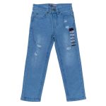 Denim mild washed & distre