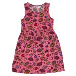 Printed Cotton dress with love, star and text designs