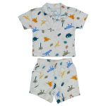 Baby boy's 2 piece set cute dinosaur outfit new