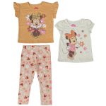 Disney Minnie mouse girls floral T-shirt and leggings