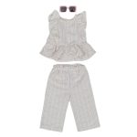 Baby Girls & Toddler Girls Ruffled Top & Matching Wide Leg Pants