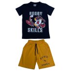 Taz tugby pocket T shirt and a short Looney Tunes