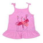 Flamingo jersey tank top