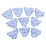 10 pcs baby brief plain white pant
