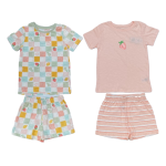 3 Pack girls fruit pyjama set