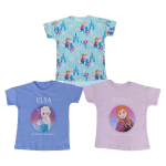Disney Frozen Elsa Princess and Anna girls 3 pack top