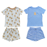2 Pack pure cotton spencer Bear pyjama sets