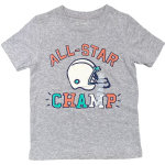 Boy all-star champ football crewneck short sleeve shirt