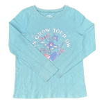 Girls the future begins today long-sleeve graphic tee