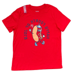 Happy fourth of July shirt with sausage graphic