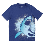 Boys short-sleeve shark graphic tee