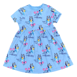 Bluey floral short sleeve dress